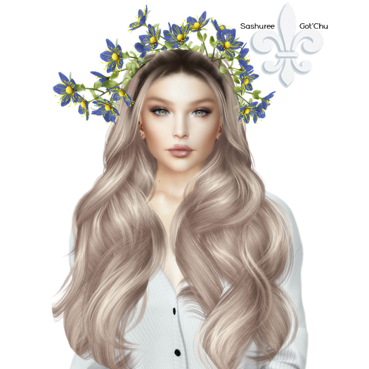 *LODE* Head Accessory - Johanna [blue]
