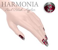 * Harmonia Red Butterfly Nail Polish Maitreya Omega Appliers