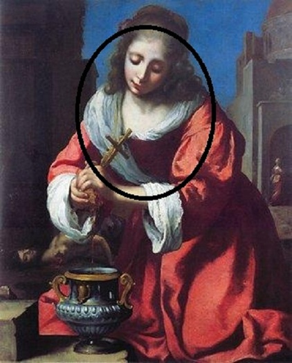 Saint Praxedis by Jan Vermeer