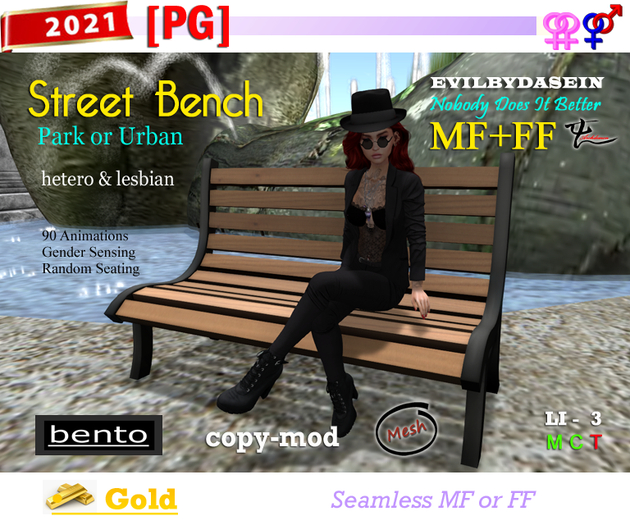 [PG] A+ Street Bench  MF+FF