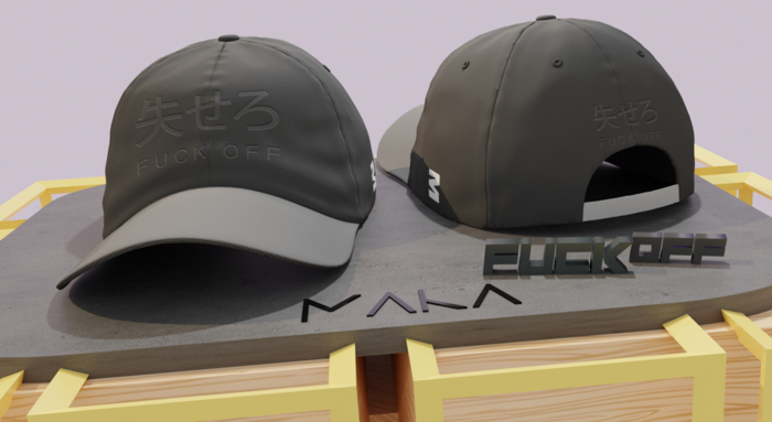 MAKA - CAP 3.0 Japan Script Black