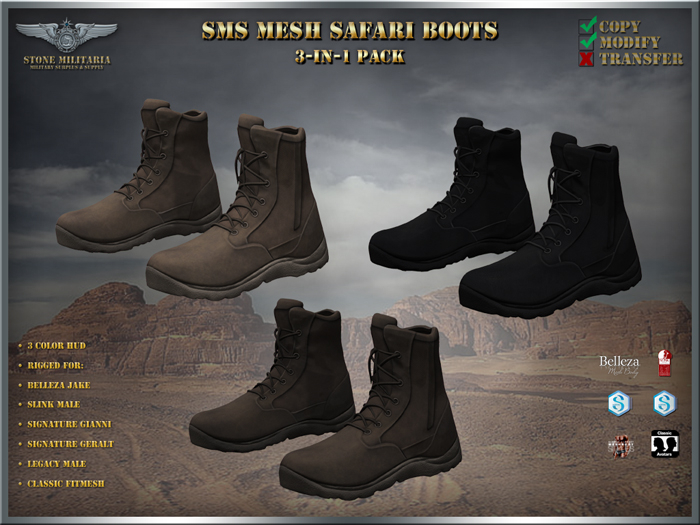 SMS Safari Boots - DEMO