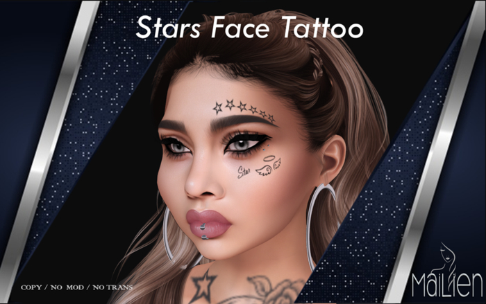 Mailien - Stars Face Tattoo