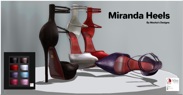 Mocha's Designs Miranda Heels & Hud