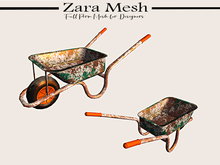 Zara Mesh - Garden - Wheelbarrow - FULL PERM MESH