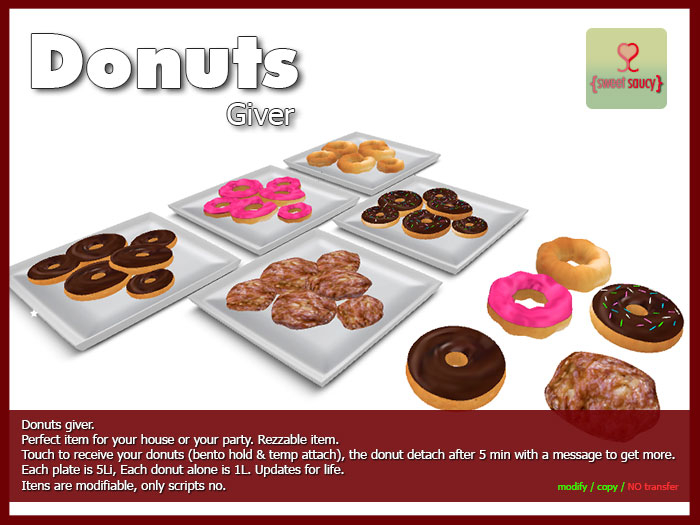 {SweetSaucy} Donuts Giver - Promo 