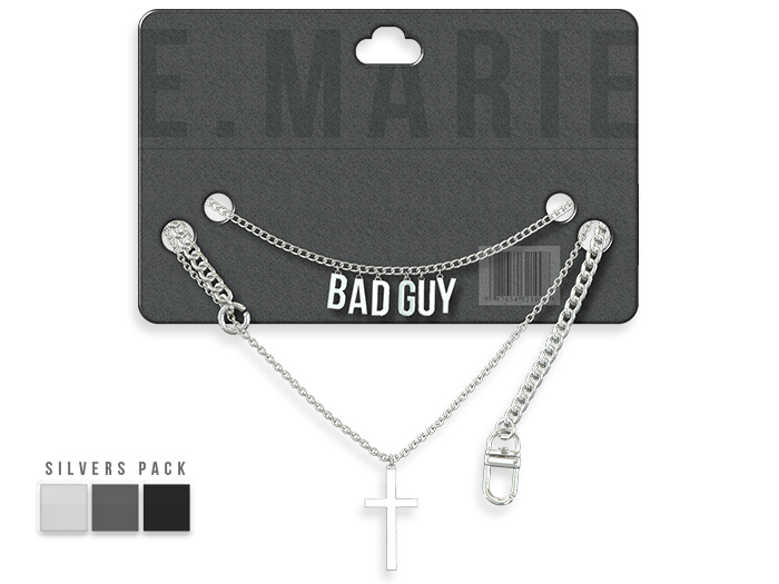 e.marie // Rhea Necklace - Silvers