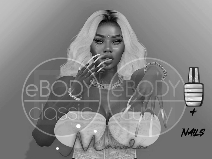 :.M.: eBody Nails Xl (Square) DEMO