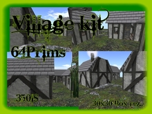 Village maison medieval "kit"