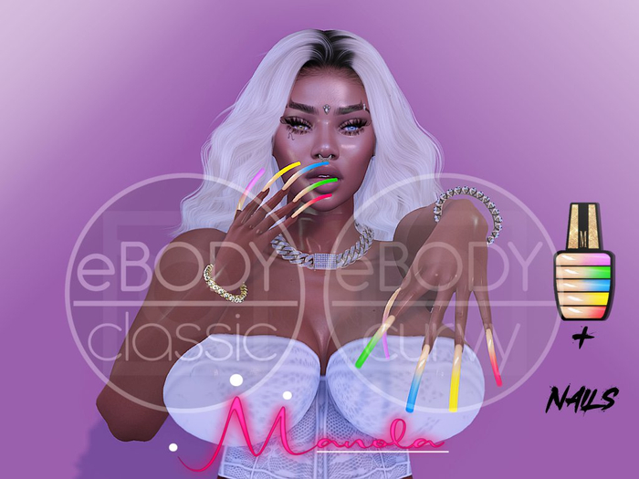 :.M.:Yummy Gummy Nails eBody XL  (Square)