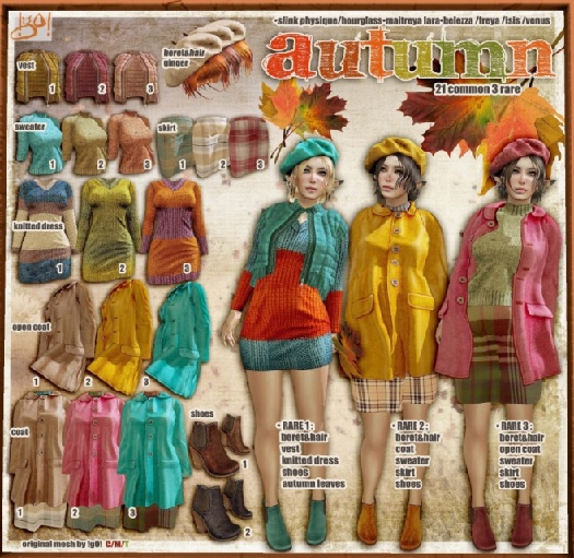 !gO!  Autumn - open coat - Slink Physique RARE 3