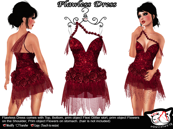 ^;^CaTwA^;^ Flawless Dress/Cherry