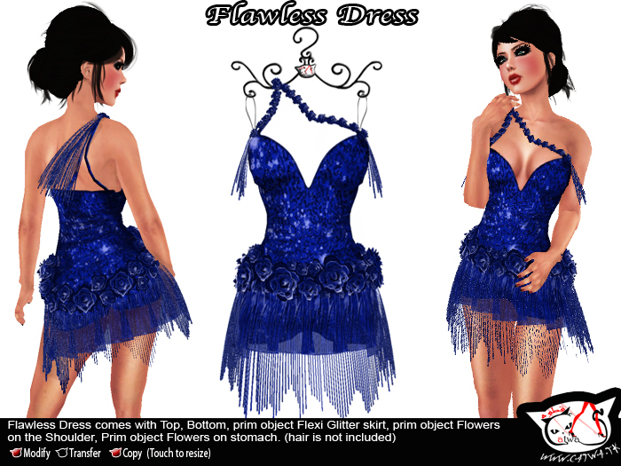 ^;^CaTwA^;^ Flawless Dress/Blue