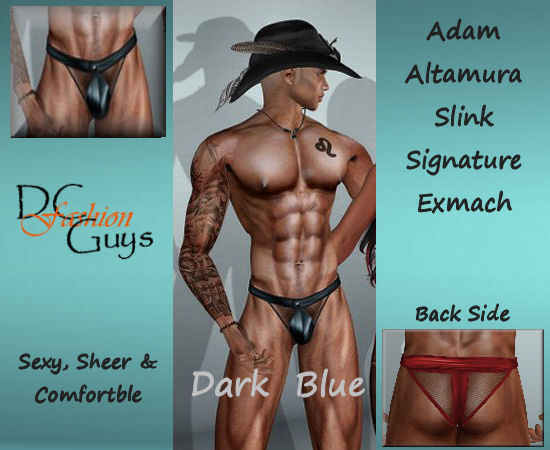 DC Sheer Dark Blue Briefs DEMO