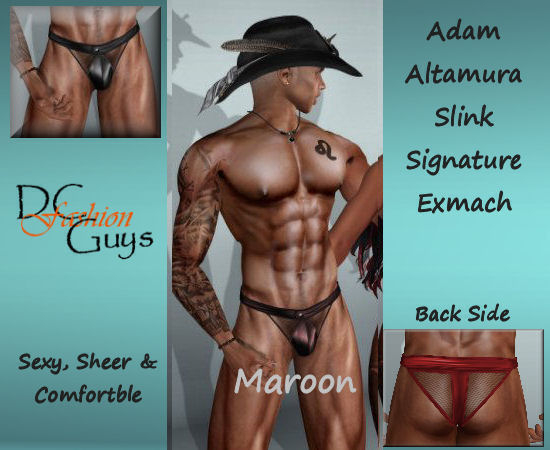 DC Sheer Maroon Briefs