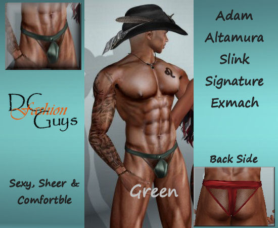 DC Sheer Green Briefs