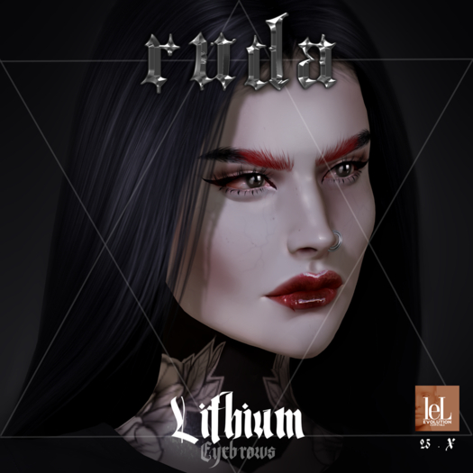 RUDA - Lithium HD Brows applier - LELUTKA EVOLUTION 2.5 , X