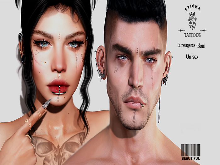 *Extravagance [Unisex] Tattoo - (BOM) ~ Stigma Tattoo's ~