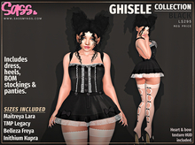 SASS [GHISELE COLLECTION] BLACK ❤ LEGACY ❤ MAITREYA ❤ FREYA ❤ KUPRA