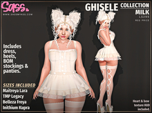 SASS [GHISELE COLLECTION] MILK ❤ LEGACY ❤ MAITREYA ❤ FREYA ❤ KUPRA