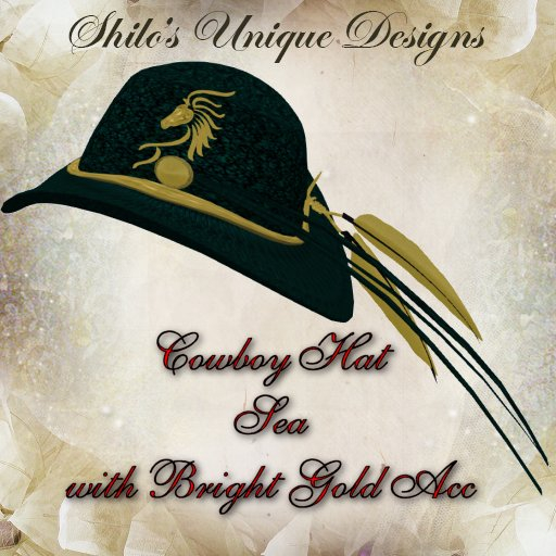 COWBOY HAT SEA  Bright Gold ACC