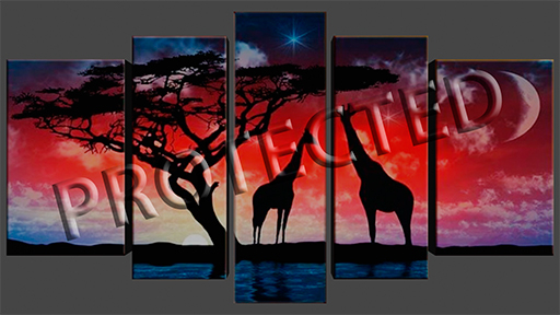 Decorations, wall posters, modular paintings