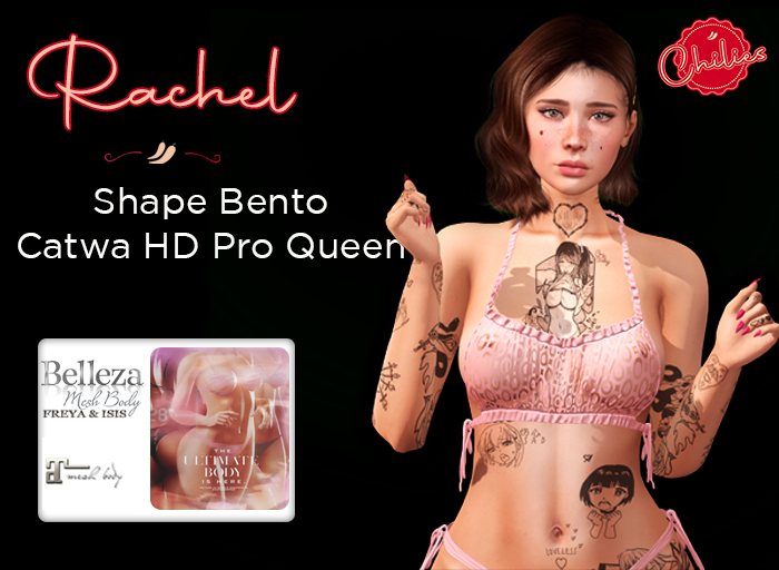 ::Chillies Shape Rachel for Head Bento Catwa Queen