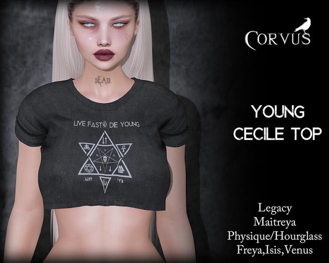Corvus : Young Cecile Top