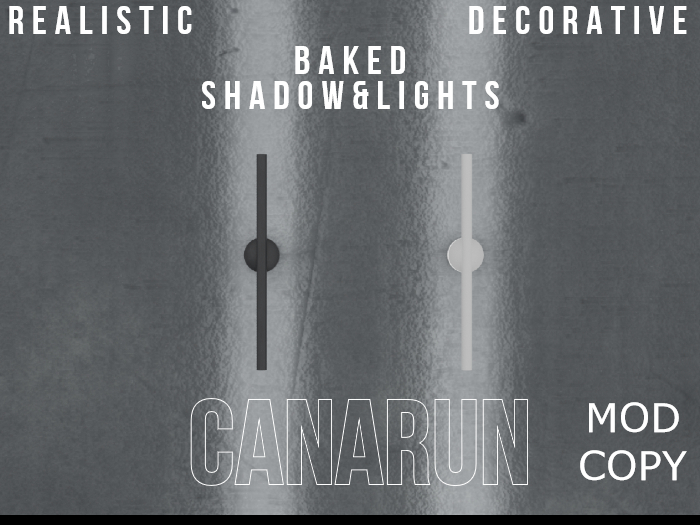 New 2021 Mesh-Minimal Wall Lamp Line - CANARUN  // On-Off Light Script