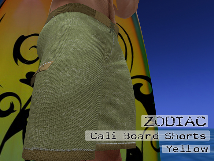 Zodiac Cali Board Short Yellow 