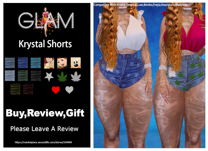 ***Krystal Shorts (FATPACK)***