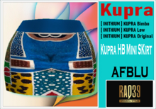 [R39] Kupra HB Mini SKirt AFBLU