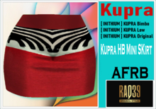 [R39] Kupra HB Mini SKirt AFRB