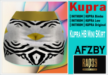 [R39] Kupra HB Mini SKirt AFZBY