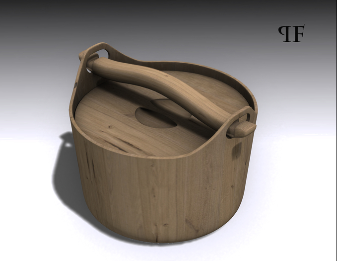 Wooden Bucket 003