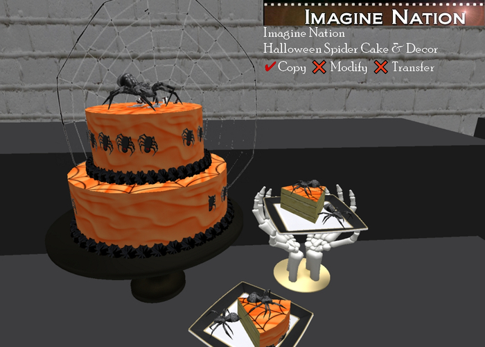 Spider Halloween Cake & Décor