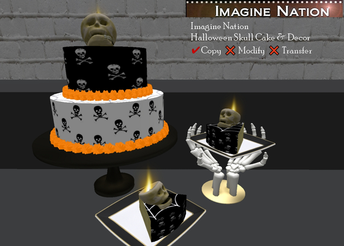 Skull Halloween Cake