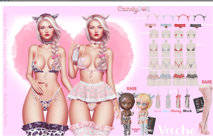 _CandyDoll_ Headband Blue