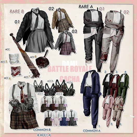 dami battle rayale gacha RARE A1 maitreya RARE