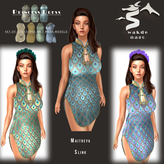 WN  Princess Dress - Set of 7 for Maitreya