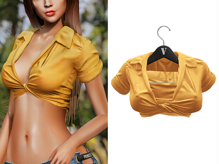 -[ vagrant ]- Monica Shirt - Gold