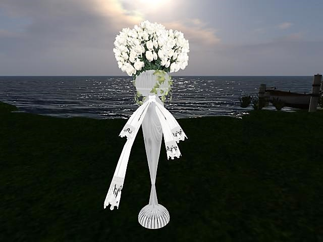 Wedding  White Rose Ivy COPY/MOD