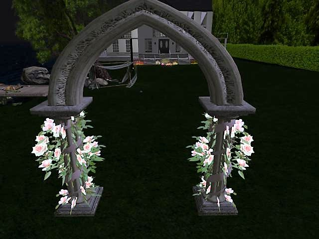 Celtic Wedding Garden arch