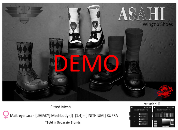 D*E*M*O  L'Emporio&PL::*Asahi*::-Shoe-  [ INITHIUM ] KUPRA