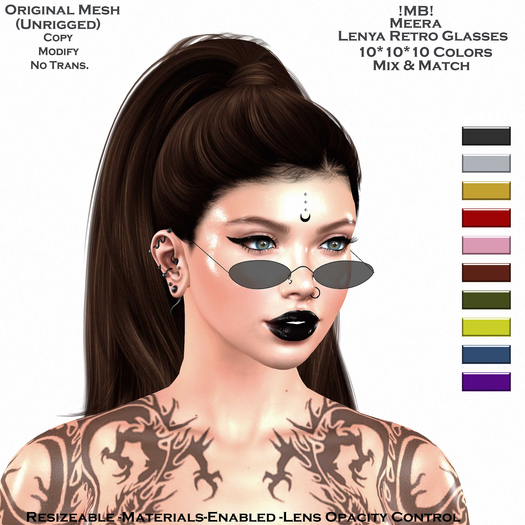 !MB! MEERA- LENYA RETRO GLASSES