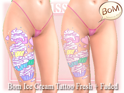 Bom Ice Cream Fresh + Faded Tattoo