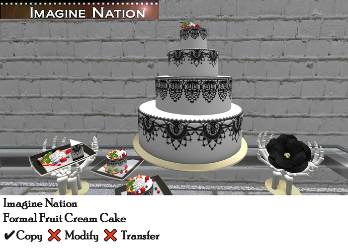 Formal Fruit Cream Cake