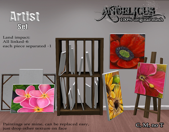 ::ANGELICUS:: Painter/Artist  set