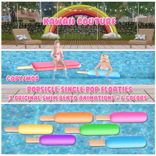 Kawaii Couture - Single Popsicle Floaties 