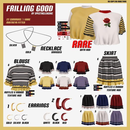 [spectacledchic] FRILLING GOOD gacha blouse 2